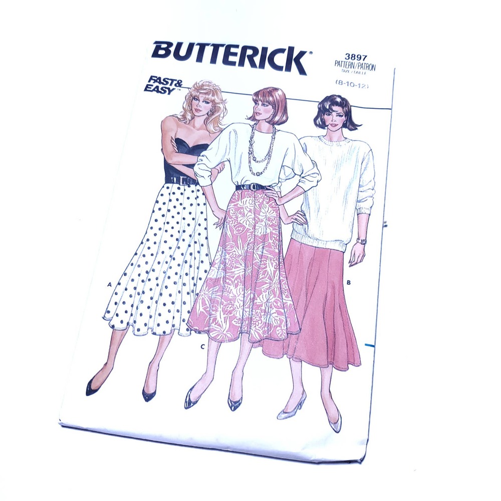Vintage | Skirt Sewing Pattern 8-12